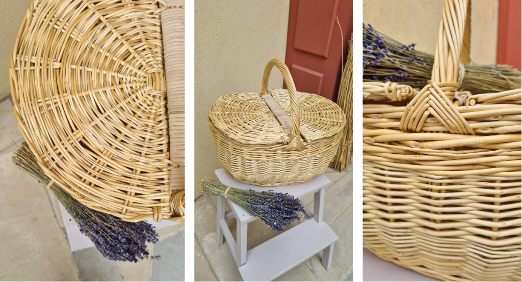 vannerie vaucluse panier avec rabats en osier blanc coralie dervaux nouveau matin